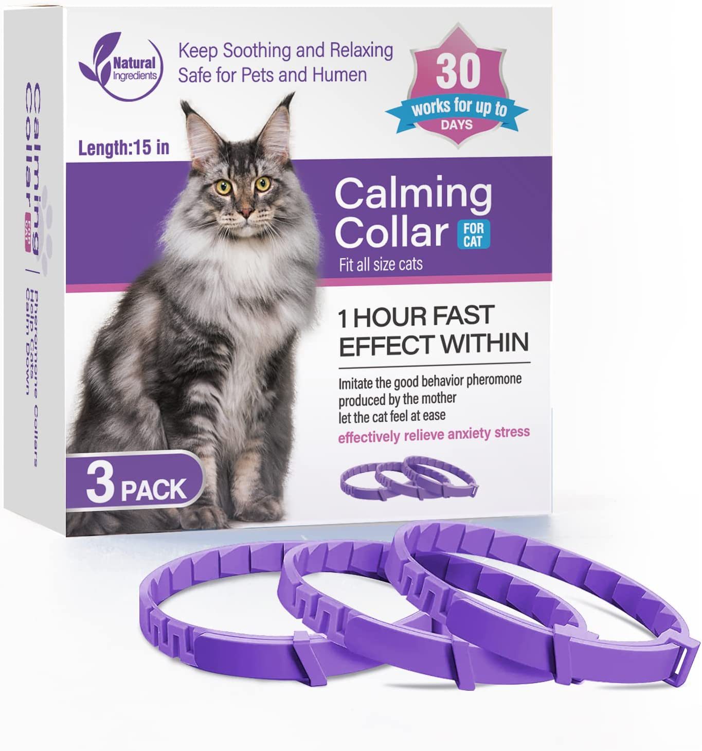 Calming Collar for Dogs & Cats — Natural Anxiety Relief | FurWell